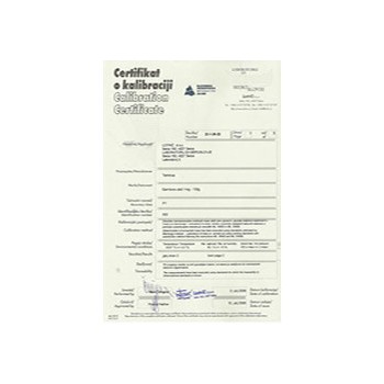 CAL-EMF - Kalibracijski certifikat
